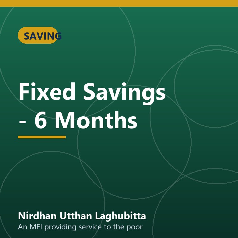 Fixed Savings — 6 Months