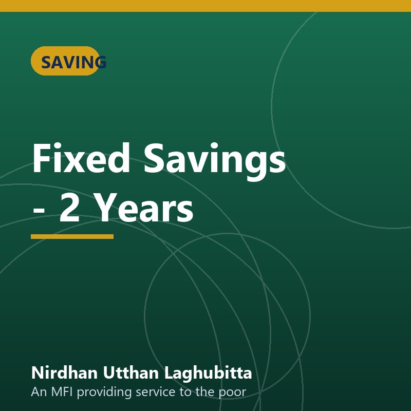 Fixed Savings — 2 Years